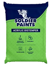 Soldier Acrylic Pouch Distemper